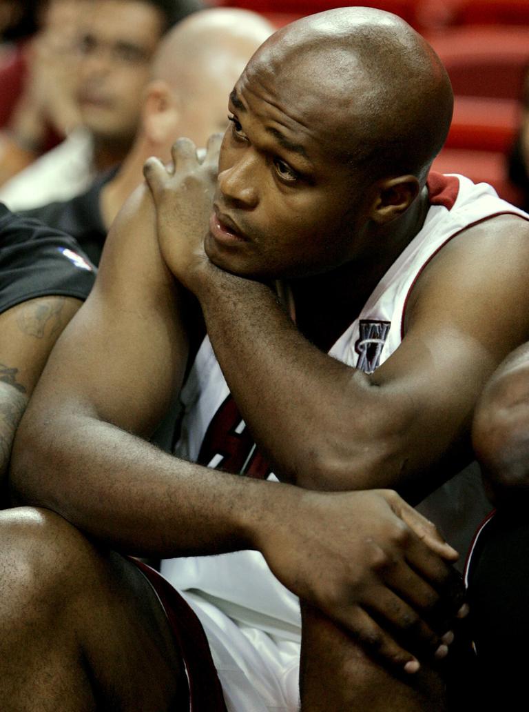 Walker watching the team play as a member of the Miami Heat, in 2007. (AP)