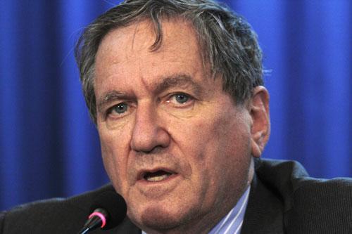 Richard Holbrooke at a press conference, Oct. 27, 2010, in Kabul, Afghanistan. (AP)