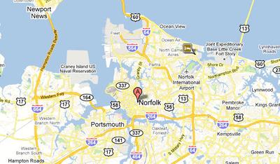 Norfolk, VA (Google Maps) 