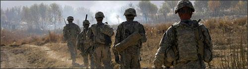 U.S. Army partrol in Afghanistan. (AP)