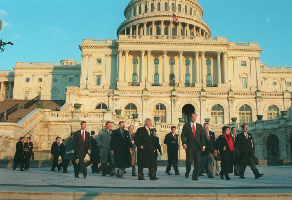 House Republican freshmen on Capitol. (AP)