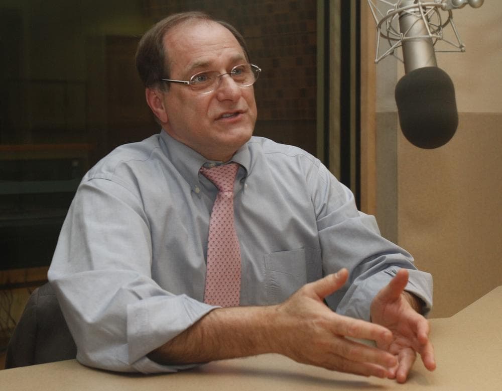 Democratic Congressman Mike Capuano of Massachusetts stopped by WBUR&#039;s studios in Boston to explain his plans for the next two years. (Anna Miller/Here &amp; Now)