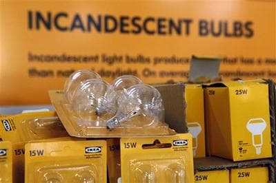 Massive home furnishings retailor, Ikea, prepares to stop selling all of its incandescent bulbs for good. (AP)