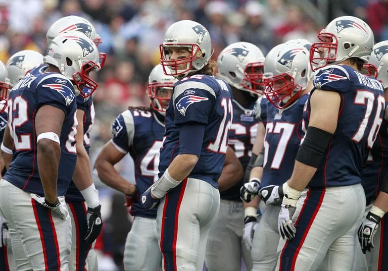 Tom Brady and the Patriots offense will look for a berth in the AFC Championship this weekend. (AP)