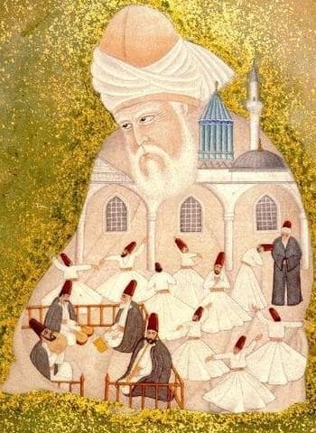 A painting of Rumi by Bilinmiyor.