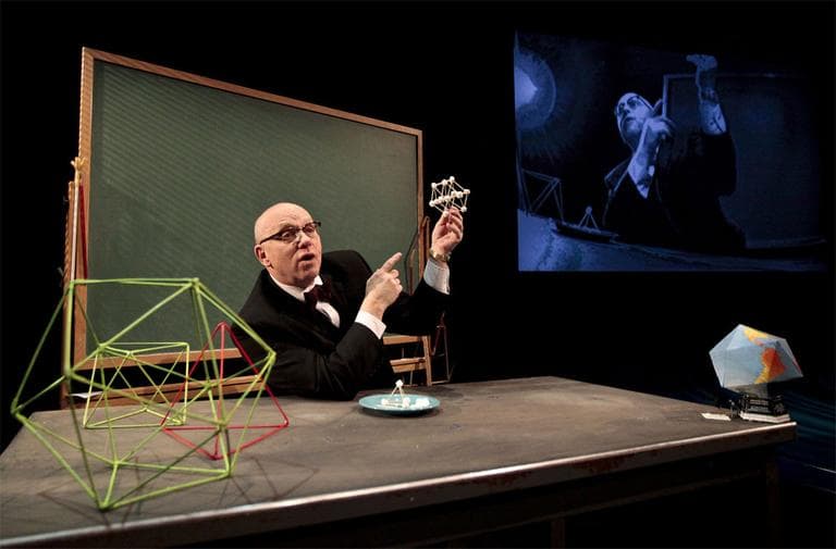 Thomas Derrah plays Bucky in the one-man show &quot;Buckminster Fuller.&quot; (Marcus Stern/American Repertory Theatre)