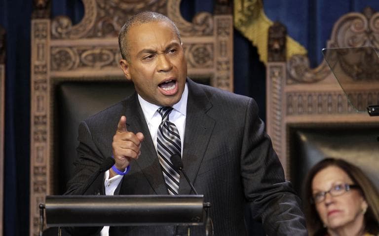 Gov. Deval Patrick gives his &quot;State of the State&quot; address. (AP)