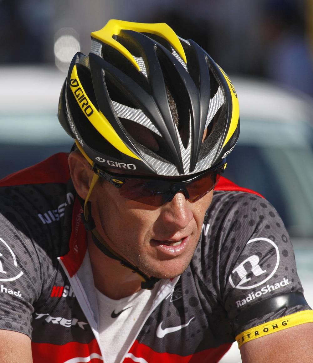 Seven-time Tour de France champion Lance Armstrong faces controversy in the twilight of his career. (AP) 