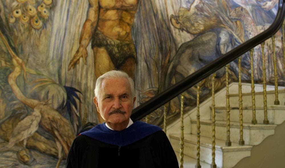 Mexican writer Carlos Fuentes at the University of Puerto Rico in San Juan, March 26, 2010. (AP)