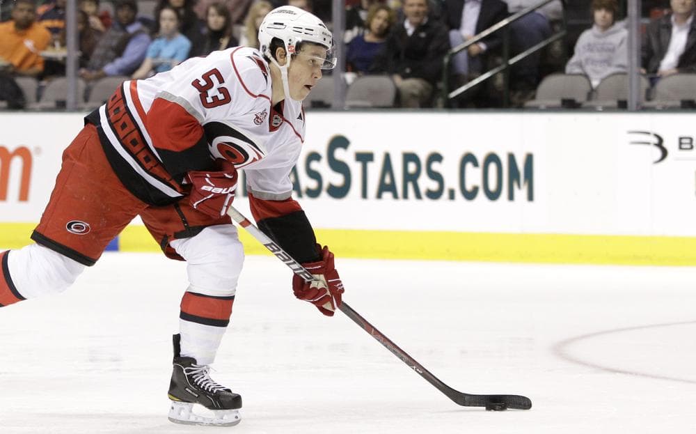 Jeff Skinner&#039;s 18 goals and 40 points are keeping the Carolina Hurricanes&#039; playoff hopes alive (AP)