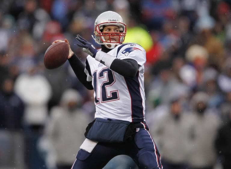  Brady won the honor Tuesday for the second time in four seasons. The record-setting quarterback, who had a string of 355 passes without being intercepted, received 21 votes from a nationwide panel of 50 media members who regularly cover the league. He easily beat Philadelphia quarterback Michael Vick, who got 11 votes.
