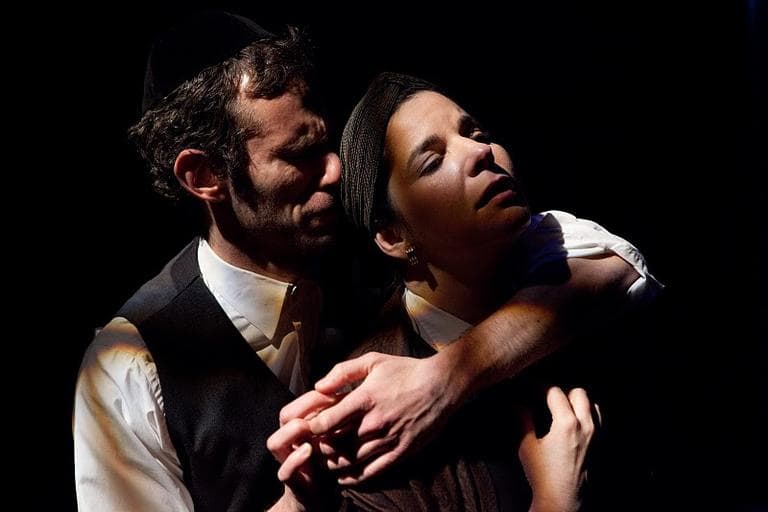 Jason Schuchman, left, and Anne Gottlieb in &quot;My Name Is Asher Lev&quot; (Courtesy of Mark S. Howard)
