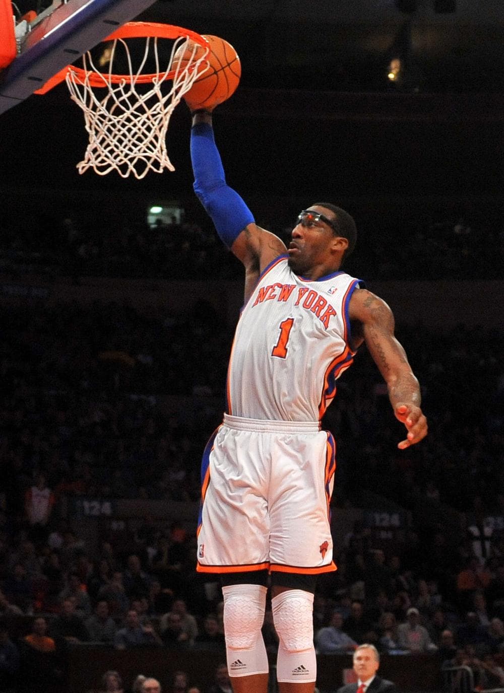 Amare Stoudemire is pushing the New York Knicks toward their first playoff appearance since 2004. (AP)