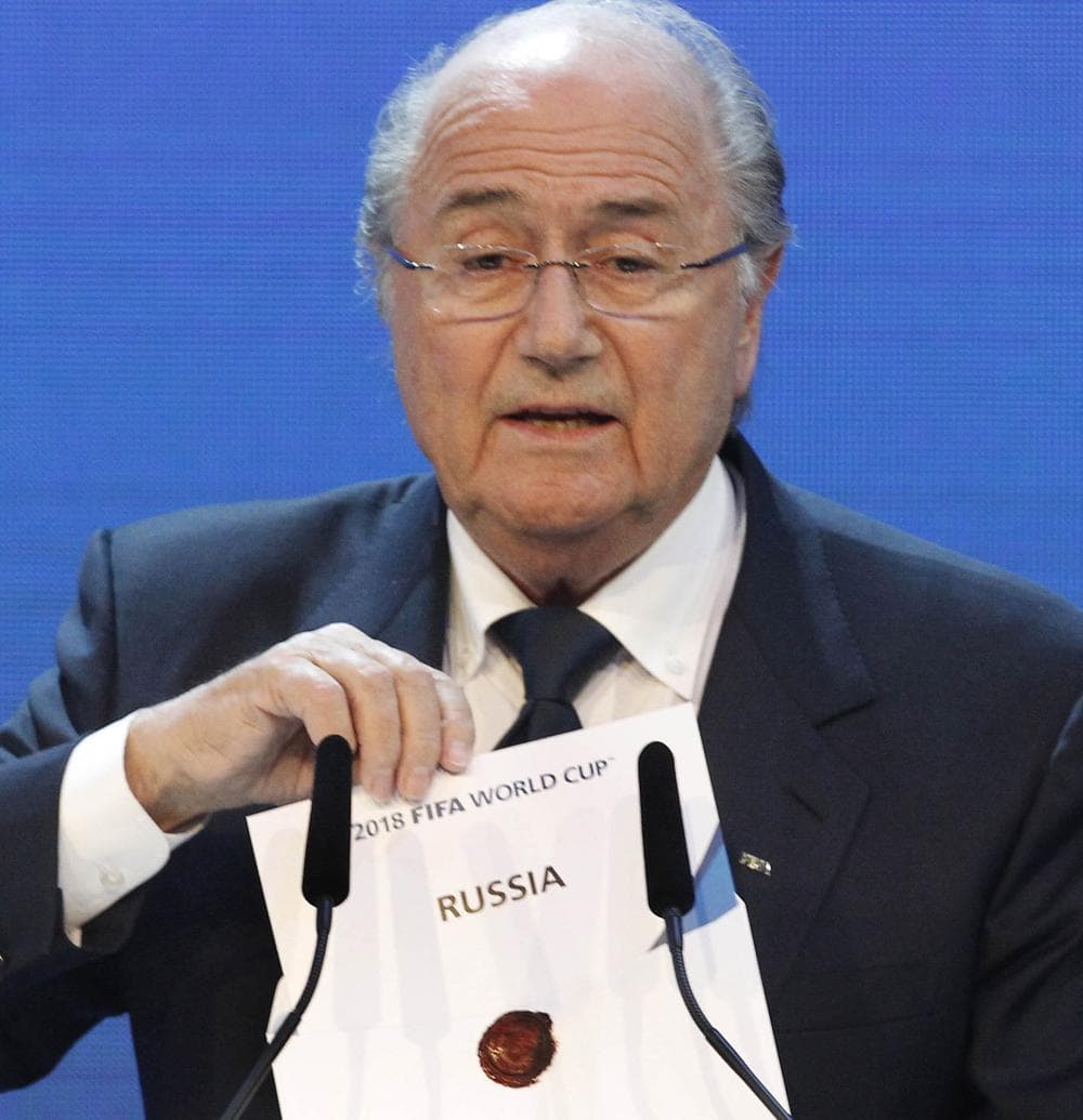 FIFA head has Sepp Blatter made controversial comments regarding female athletes and homosexuals. (AP)