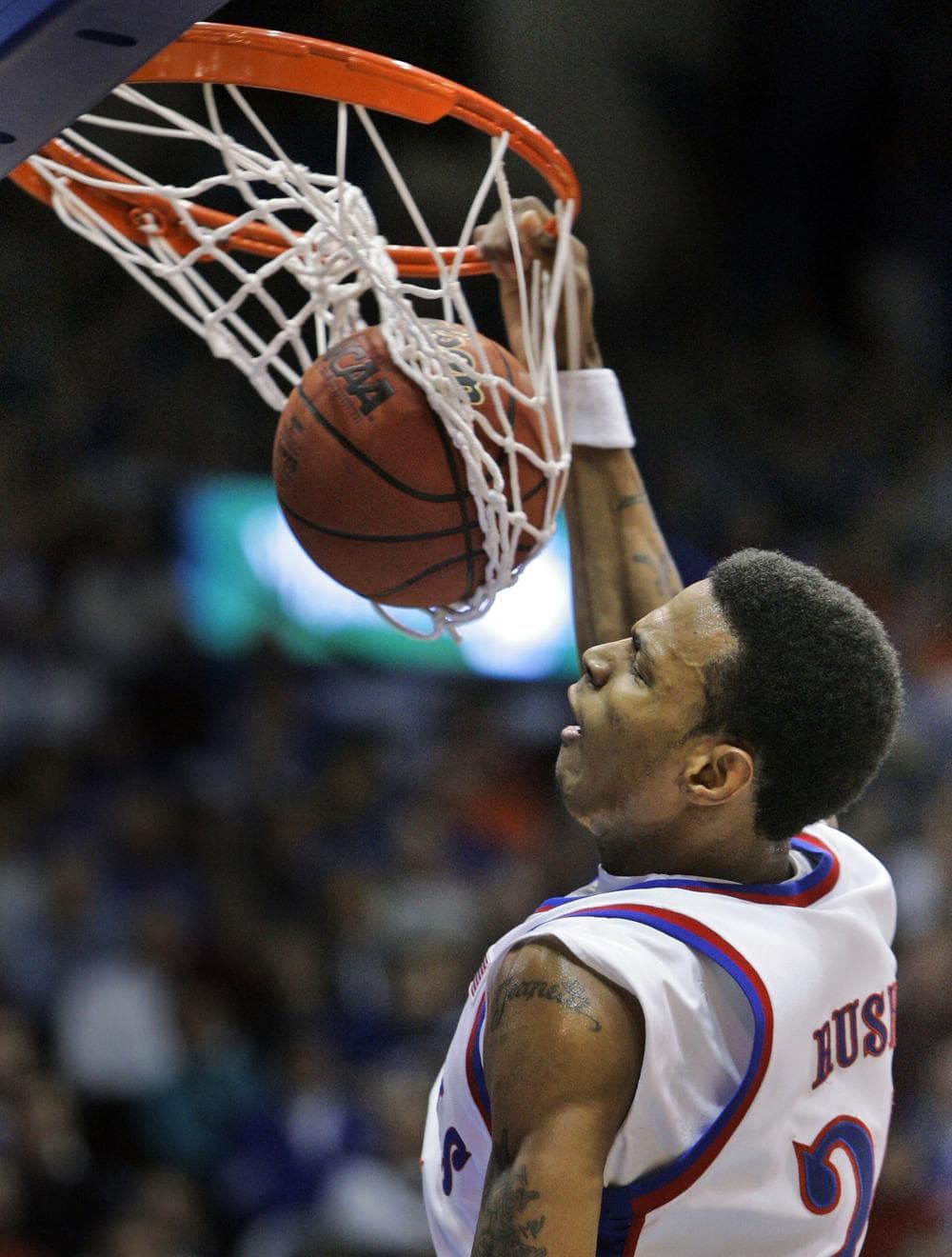 The Kansas men&#039;s basketball team is second in the nation, but the university is more concerned with its academics. (AP)