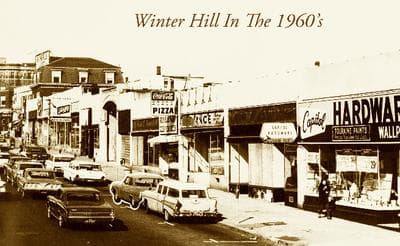 Winter Hill in Somerville in the 1960s when the Irish gang war started. (Courtesy of Bobby Martini)
