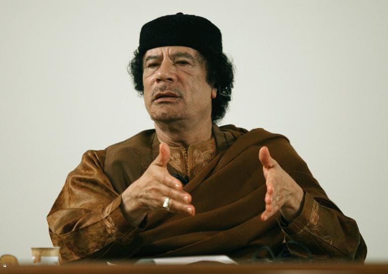 Libyan leader Moammar Gadhafi. (AP)