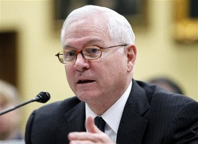 Defense Secretary Robert Gates testifies on Capitol Hill in Washington. (AP)