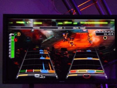 &quot;Rock Band&quot; made by Cambridge-based Harmonix, was one of the games that faltered in 2010. (JoshMcConnell/Flickr)