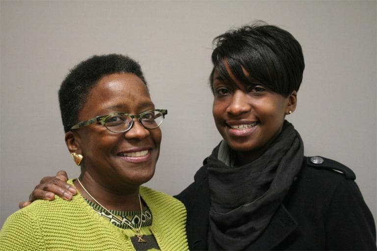 Marilynne Smith Quarcoo, left, with her daughter, Esanam Quarcoo (Courtesy StoryCorps)