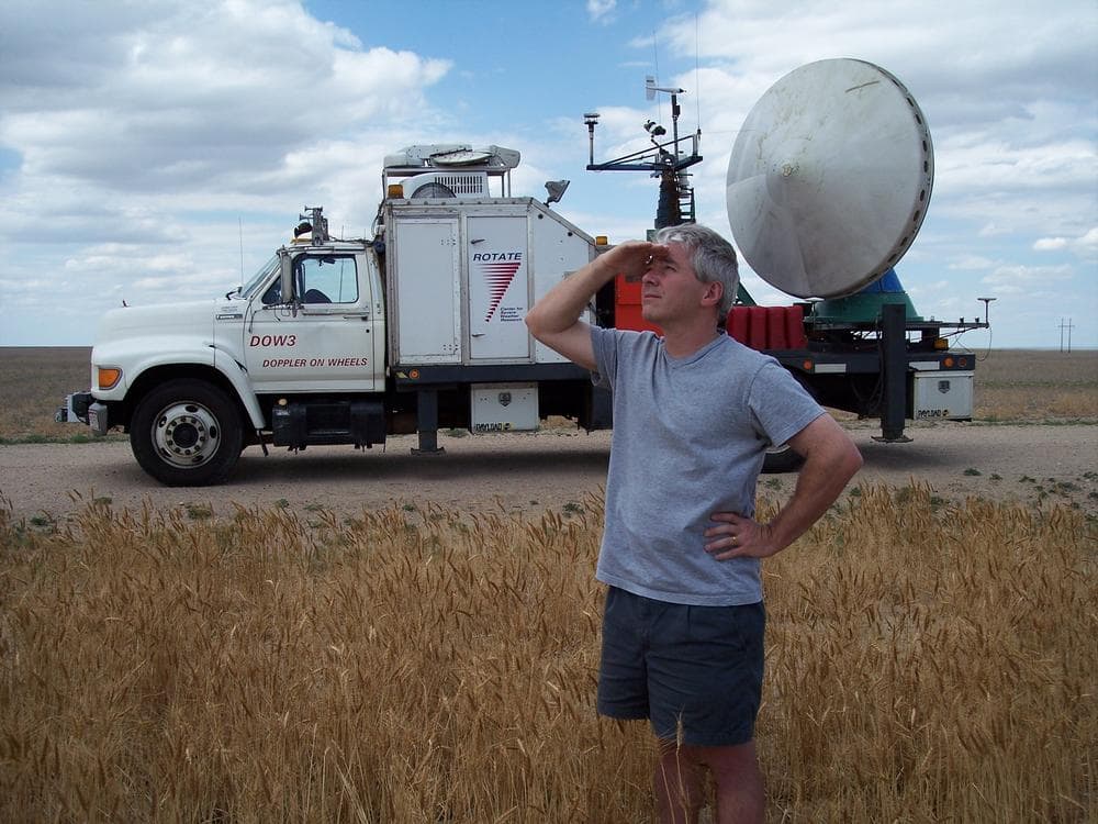 Tornado Researcher Josh Wurman with the Doppler on Wheels. (Josh Wurman)