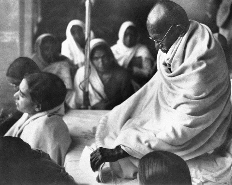 Mahatma Gandhi in India in 1948. (AP)