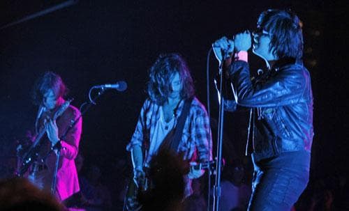 Julian Casablancas and The Strokes perform at the SXSW Music Festival late Thursday, March 17, 2011 in Austin, Texas. (AP)