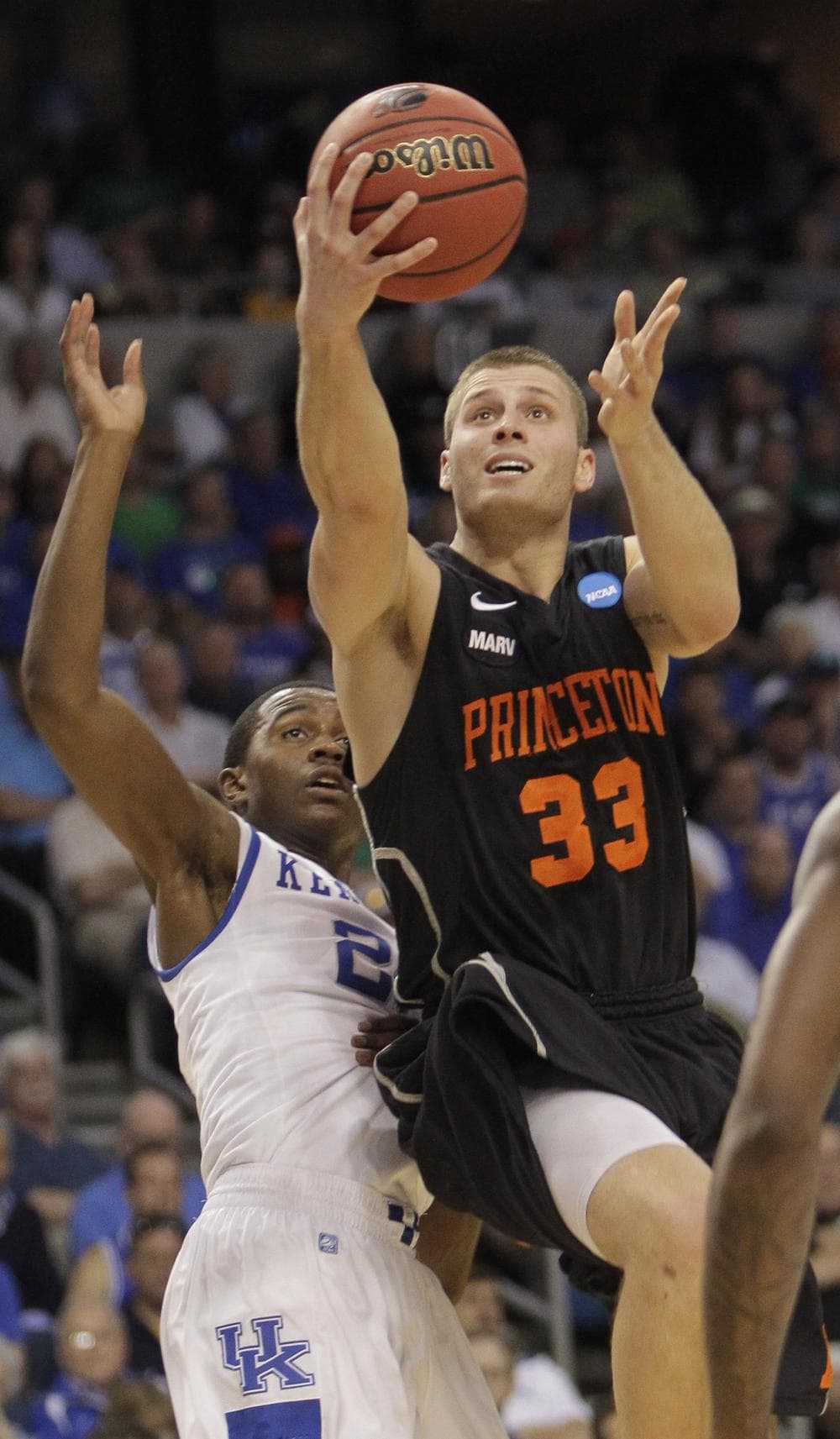 Princeton (13) gave Kentucky (4) a run for their money, but in the end the Ivy League champs fell short in the final seconds. (AP)