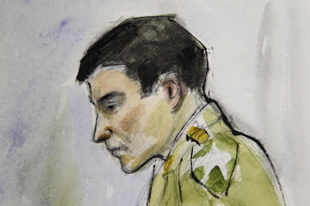 In this courtroom sketch, Spc. Jeremy Morlock, of Wasilla, Alaska, was sentenced to 24 years in prison after saying &quot;the plan was to kill people&quot; in a conspiracy with four fellow soldier that left three Afghan citizens dead. (AP)