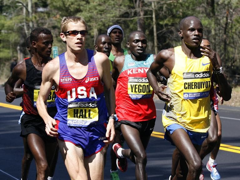 115th Running of Boston Marathon 26.2 Miles 2011 Poster HEARTBREAK HILL 