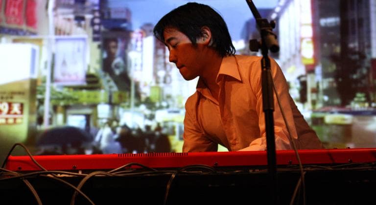 Dave Liang plays the keyboard in The Shanghai Restoration Project (Anna Hiort/Courtesy)