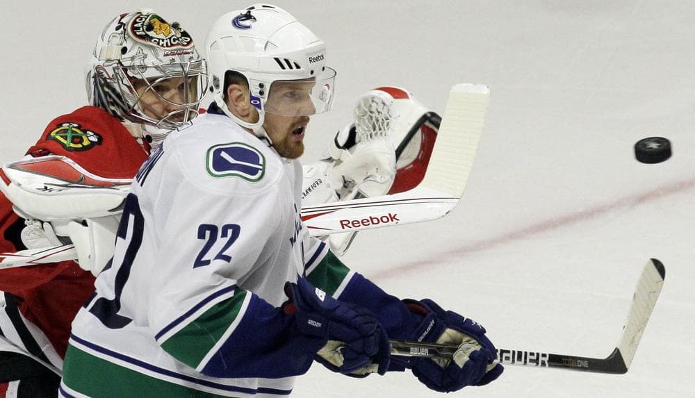 It took seven games, but the Vancouver Canucks beat the Stanley Cup Defending Chicago Blackhawks. (AP)