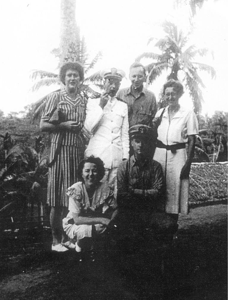 Julia McWilliams (Child) with OSS colleagues. (Courtesy Simon and Schuster/The OSS Society)