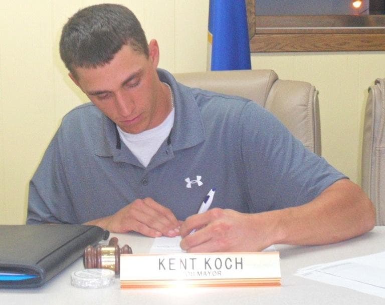 Kent Koch has had academics, athletics and politics on his plate since being elected mayor last fall. (Greg Echlin)