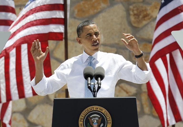 President Obama speaking about immigration reform, Tuesday in El Paso, Texas. (AP)