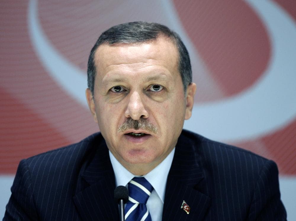 Turkish Prime Minister Tayyip Erdogan speaks in Ankara, Turkey. (AP)