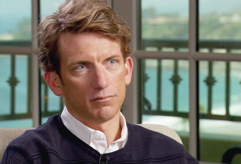 In this image taken from video and released by CBS, cyclist and former Lance Armstrong teammate, Tyler Hamilton, speaks to &quot;60 Minutes&quot; correspondent Scott Pelley (AP/CBS)