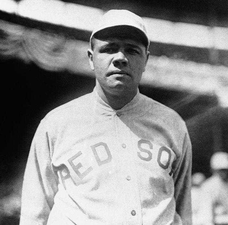 Babe Ruth played in the 1918 World Series against the Chicago Cubs that the Red Sox won 4-2. (AP)