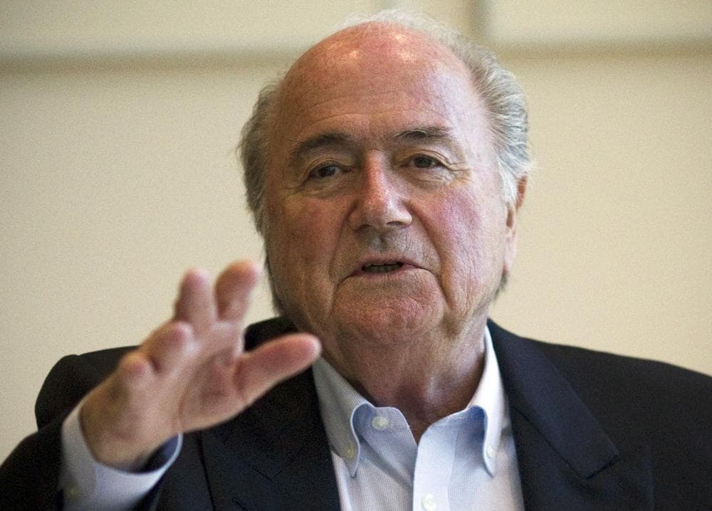 FIFA President Sepp Blatter during an interview at the FIFA headquarters in Zurich, Switzerland last week. (AP)