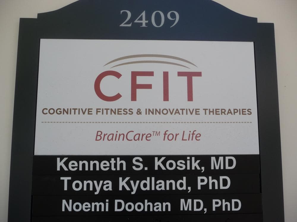 The CFIT center for Cognitive Fitness and Innovative Therapies in Santa Barbara, California. (Karen Pelland/Here &amp; Now)
