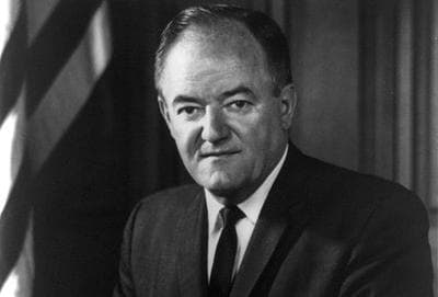 Official White House portrait of Humphrey in the 1960s.
