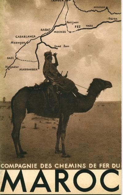 1930's guide to Moroccan railways. (The Mike Ashworth Collection, London)