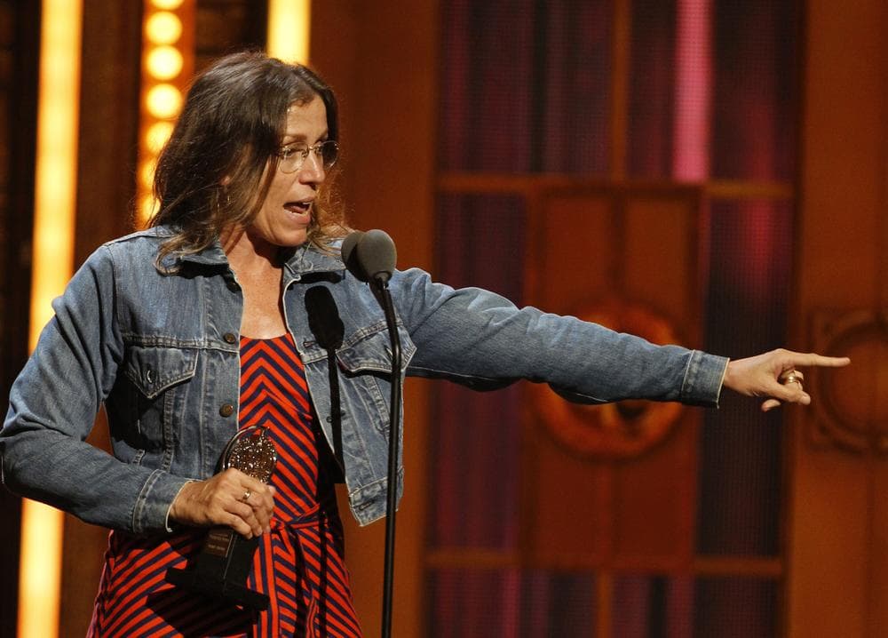 Frances McDormand accepts the award for Best Performance by an Actress in a Leading Role in a Play for her role in &quot;Good People&quot; during the 65th annual Tony Awards on Sunday. (AP)