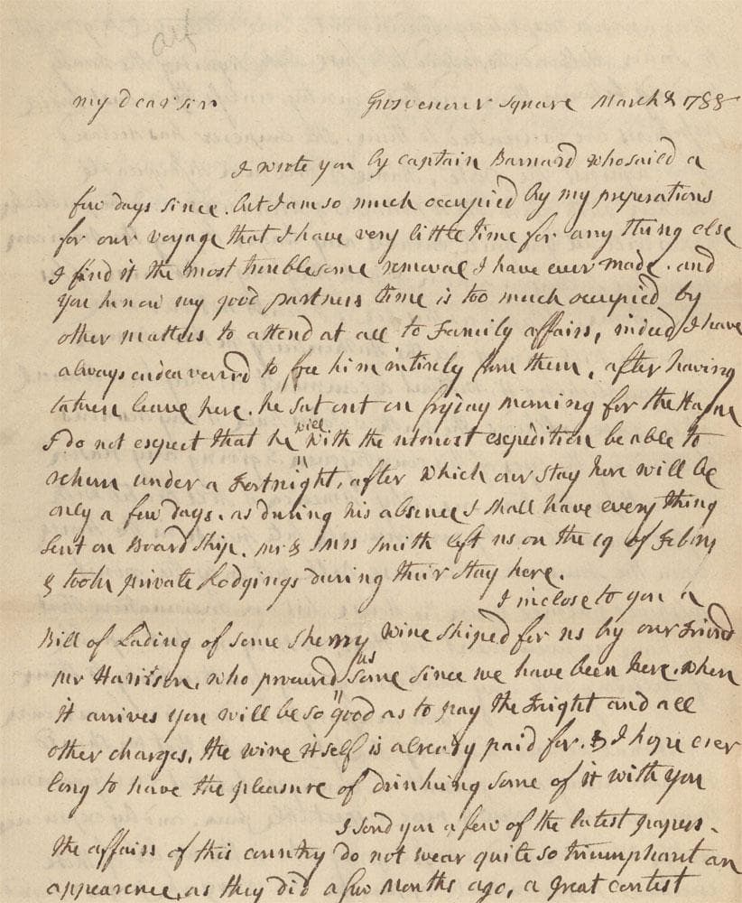 Rare Abigail Adams Letter Found In Desk Here & Now