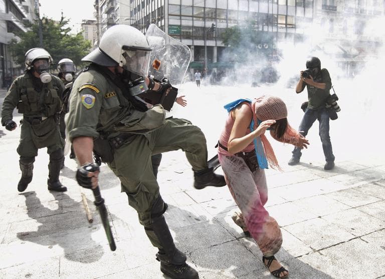 It has been a busy week. Here, rioters in Greece protest the government's austerity measures. (AP)