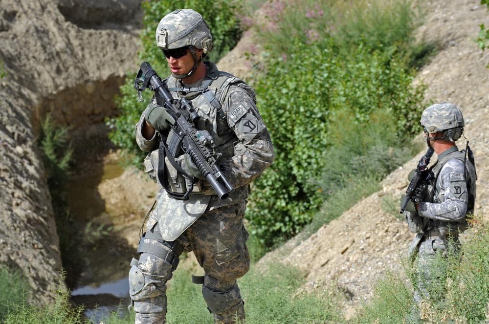 Pres. Obama is expected to announce in a speech tomorrow his plans to draw down troops from Afghanistan. In this photo, Spc. Daniel Miller, left, and Spc. Daniel Scott provide security for Provincial Reconstruction Team Zabul. (Courtesy: U.S. Air Force Staff Sgt. Brian Ferguson)
