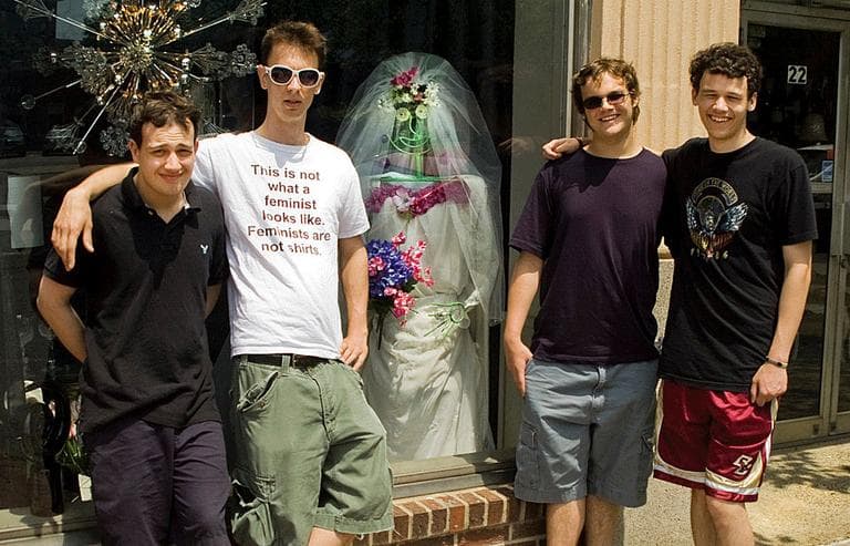 The four members of Asperger's Are Us, from left to right: Ethan Finlan, Noah Britton, &quot;New&quot; Michael Ingemi, and Jack Hanke. (Courtesy Noah Britton)