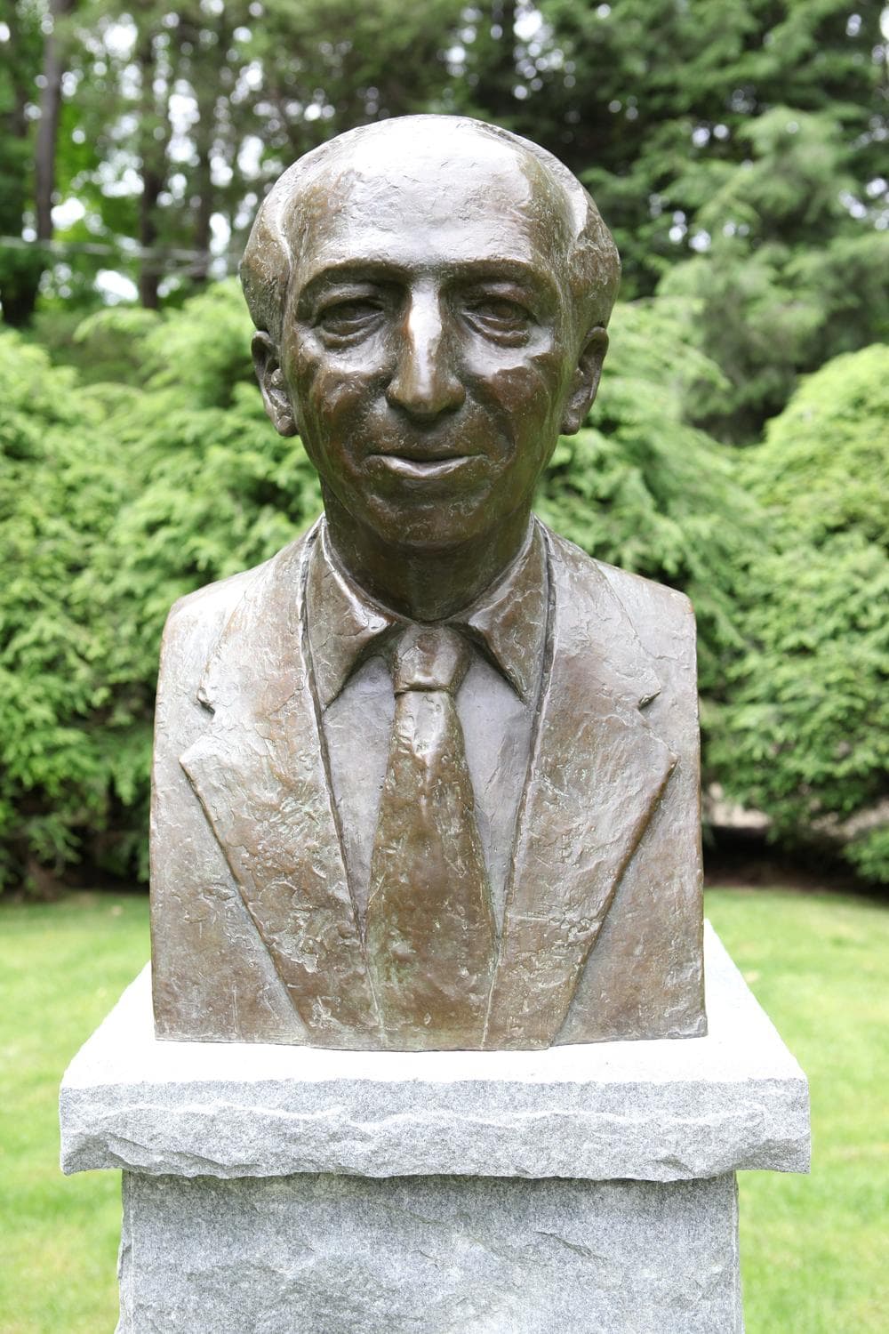 The Tanglewood Music Center unveiled a new sculpture commemorating the late American composer Aaron Copland (Courtesy)