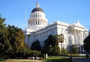The state house in Sacramento