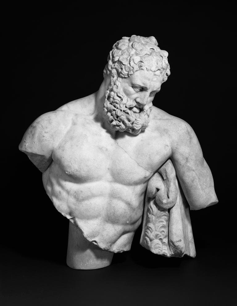 The top half of &quot;Weary Herakles,&quot; in the Museum of Fine Arts collection. (Courtesy of Museum of Fine Arts) 